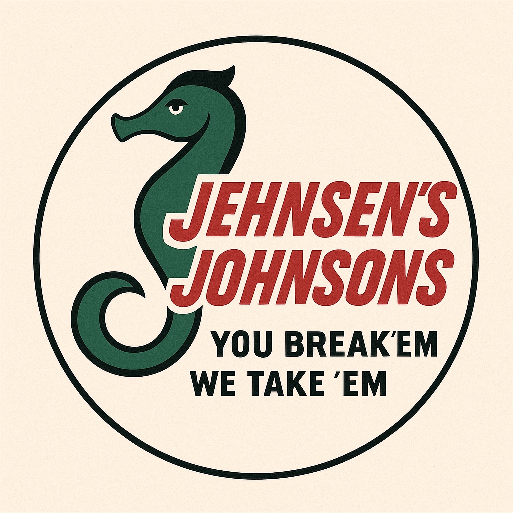Jehnsen's Johnsons — You break 'em, we take 'em